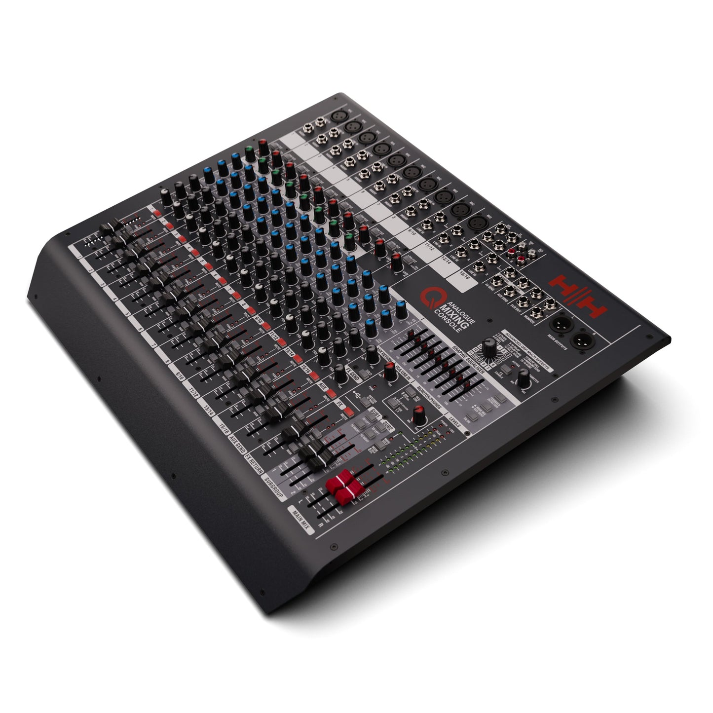 HH Electronics Q16FX – 16-Channel Analogue Mixer