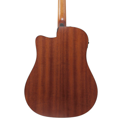 Ibanez AAD50CE-LBS Acoustic Electric Guitar | Light Brown Sunburst Low Gloss