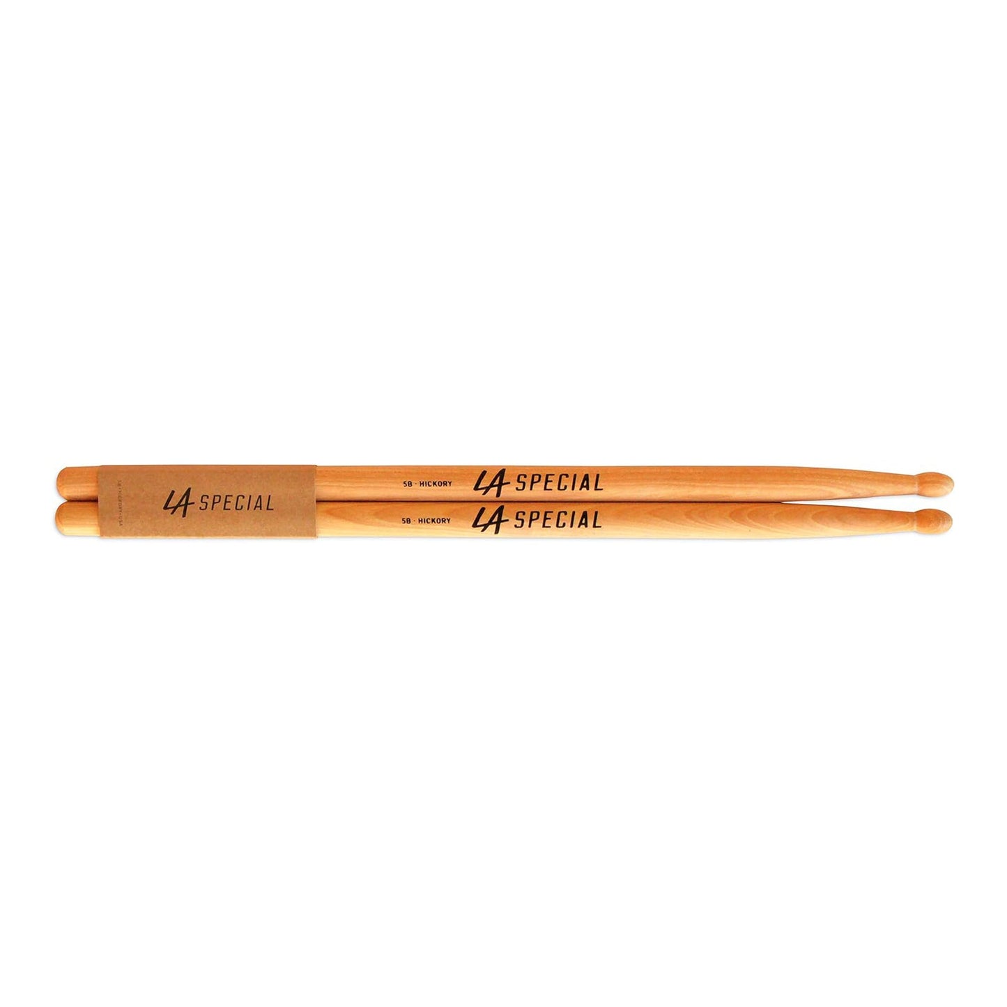 Promark LA5BW LA Special 5B American Hickory Drumsticks | Oval Wood Tip | Wooden