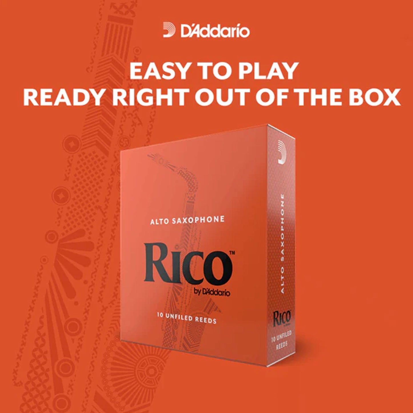 RJA0325 Rico Organic Alto Saxophone Reeds 2.5 3-Pack