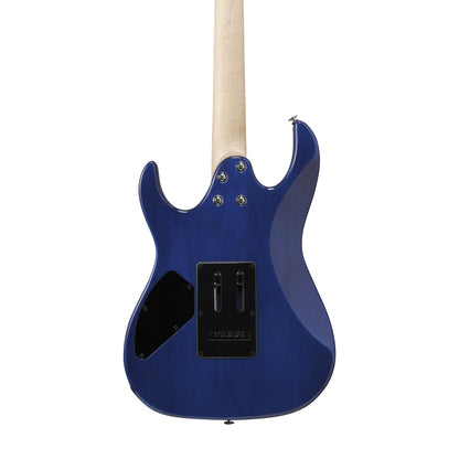 Ibanez GRX70QA-TBB Guitar | Transparent Blue Burst