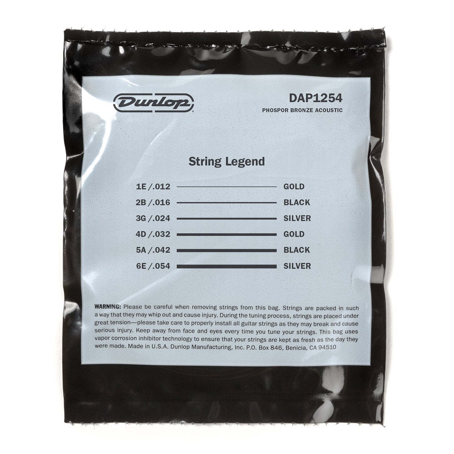 Dunlop DAP1254 Acoustic Guitar Strings 12-54