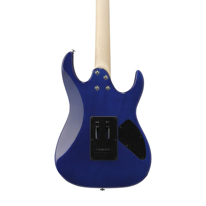Ibanez GRX70QAL-TBB Left Handed Electric Guitar | Transparent Blue Burst