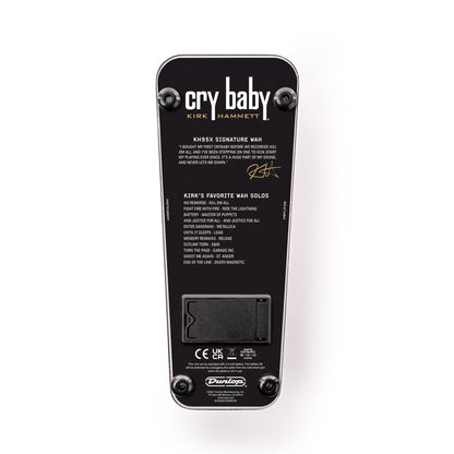 Dunlop KH95X Kirk Hammett Cry Baby Wah | Purple