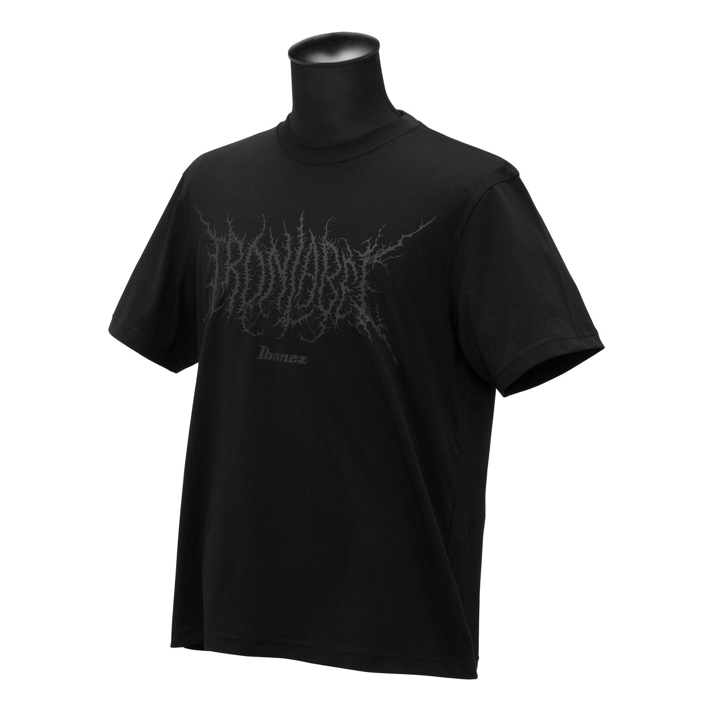 Ibanez IBAT011L Iron Label T-Shirt – Black Large Unisex