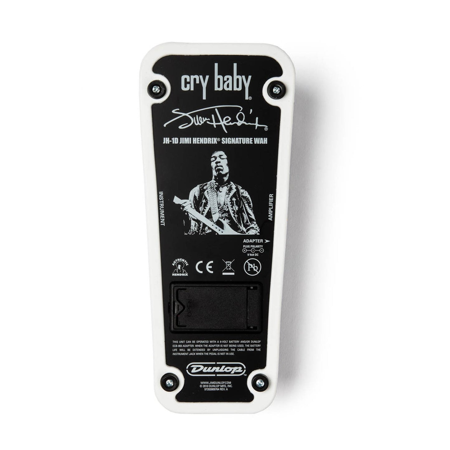 Dunlop JH1D Jimi Hendrix Cry Baby Wah | Black