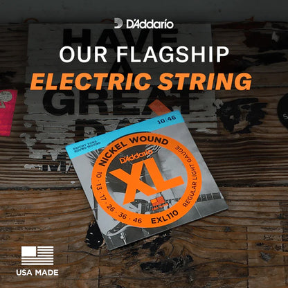 D'Addario EXL140 XL Nickel Light Top Heavy Bottom Guitar Strings 10-52