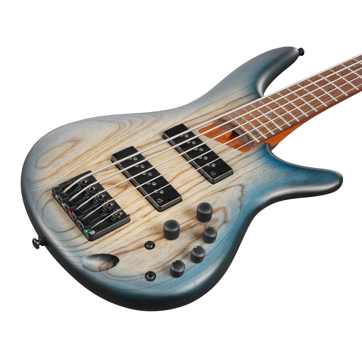 Ibanez SR605E-CTF 5-String Bass Guitar | Cosmic Blue Starburst Flat