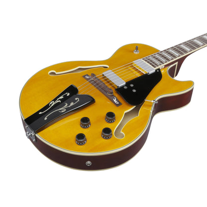 Ibanez GB10EM-AA Hollow Body Electric Guitar | Antique Amber