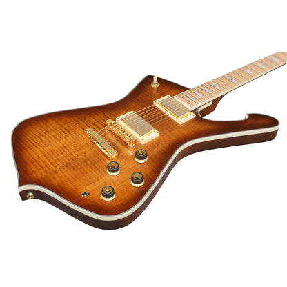 Ibanez IC420MFM-CML Electric Guitar | Caramel Burst Gloss