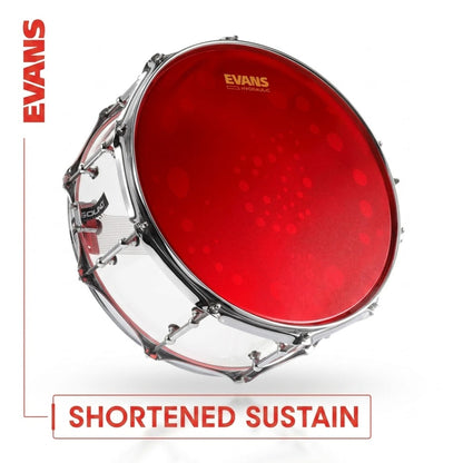 Evans BD22HR Hydraulic 22" Bass Drumhead | Red