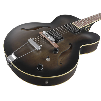 Ibanez AF55-TKF Artcore Hollow Body Guitar | Transparent Black Flat