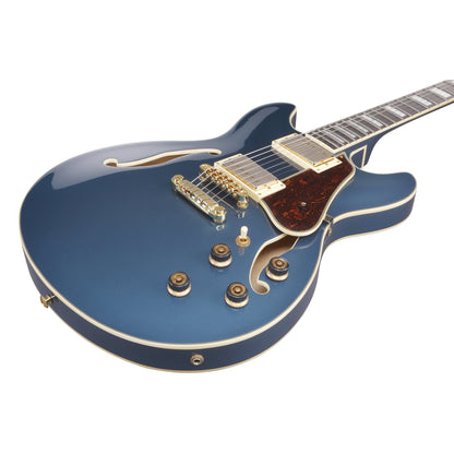 Ibanez AS73G-PBM Artcore Semi-Hollow Guitar | Prussian Blue Metallic