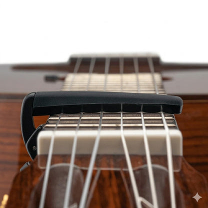 D'Addario PW-CP-19 NS Pro Plus Capo Black FlexFit Guitar