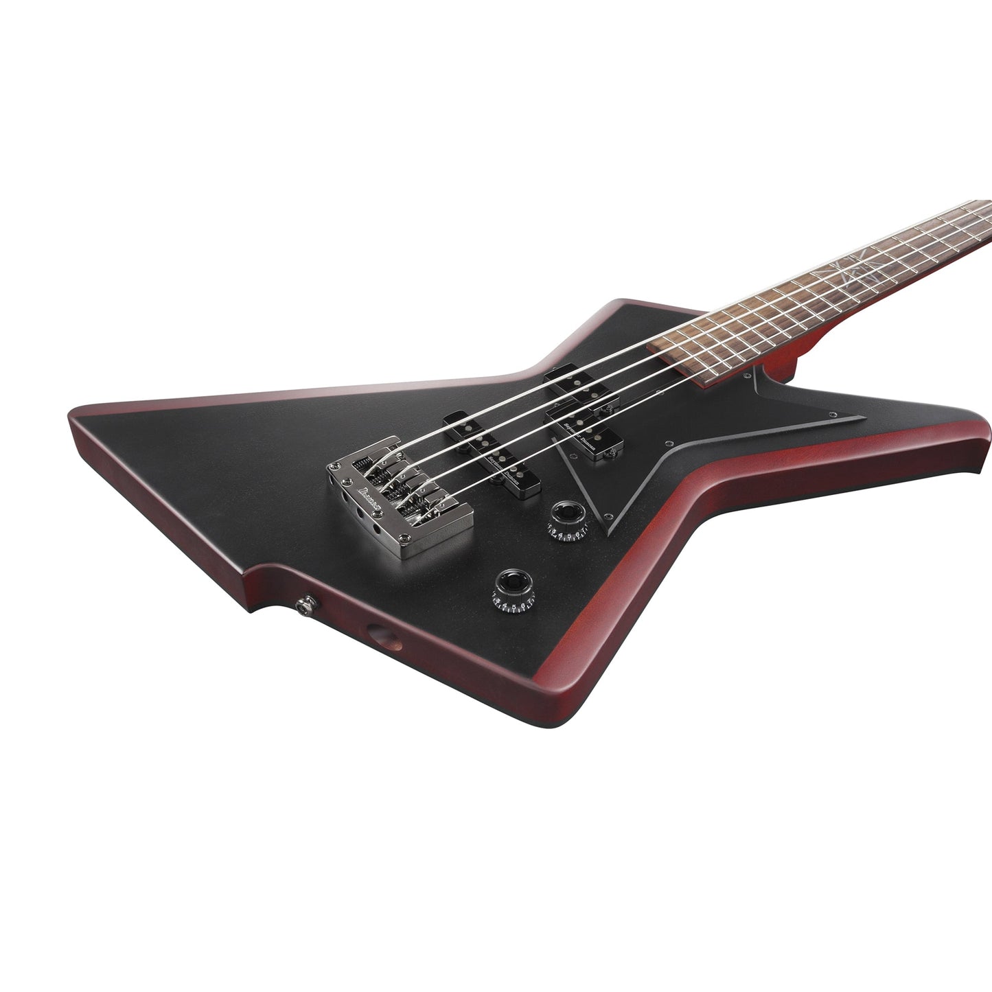 Ibanez MDB5-OXB Passive Bass Guitar | Oxblood Weathered Black