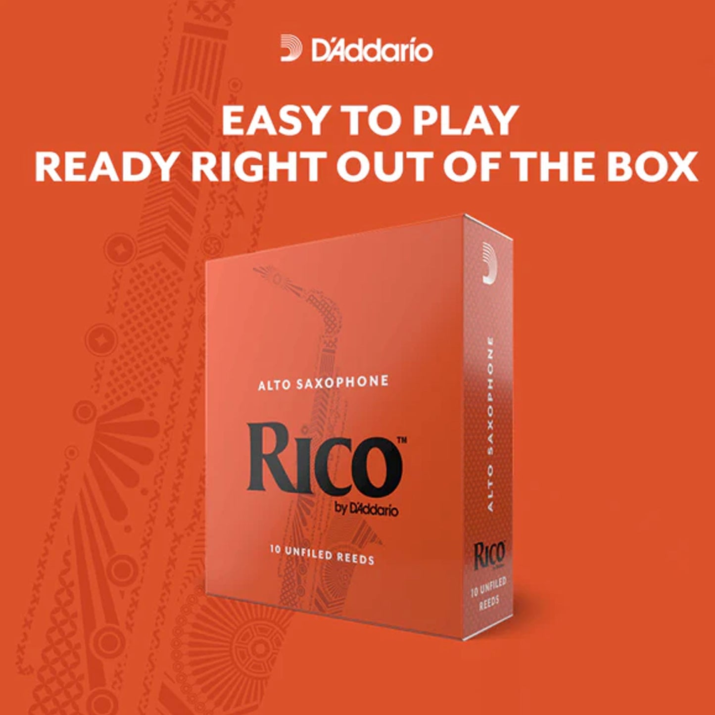 D'Addario RJA0330 Rico Alto Saxophone Reeds Strength 3 3-Pack