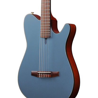 Ibanez FRH10N-IBF - Nylon Acoustic Electric Guitar | Indigo Blue Metallic Flat