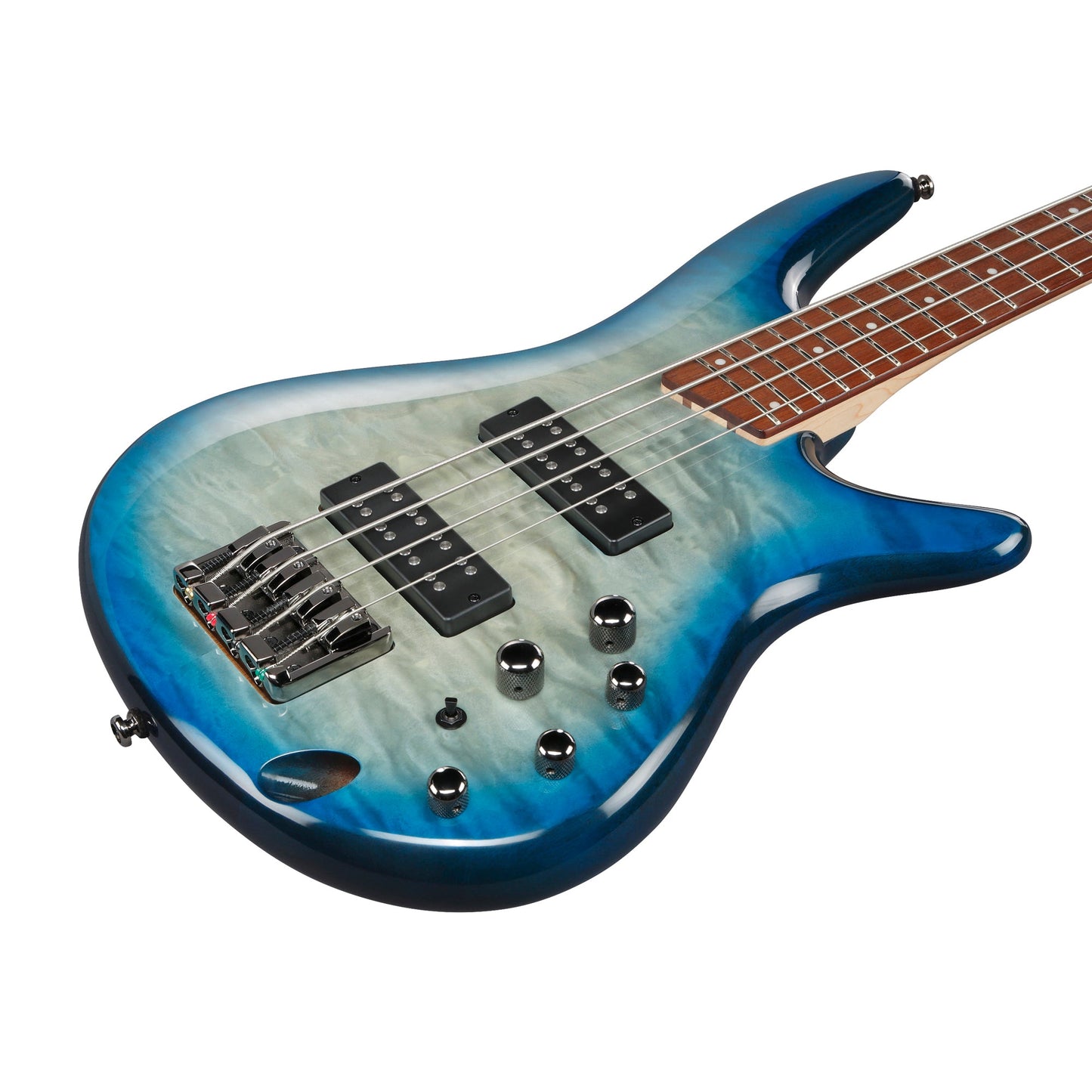 Ibanez SR400EQM-SCB – Bass Guitar | Cosmic Blue Starburst