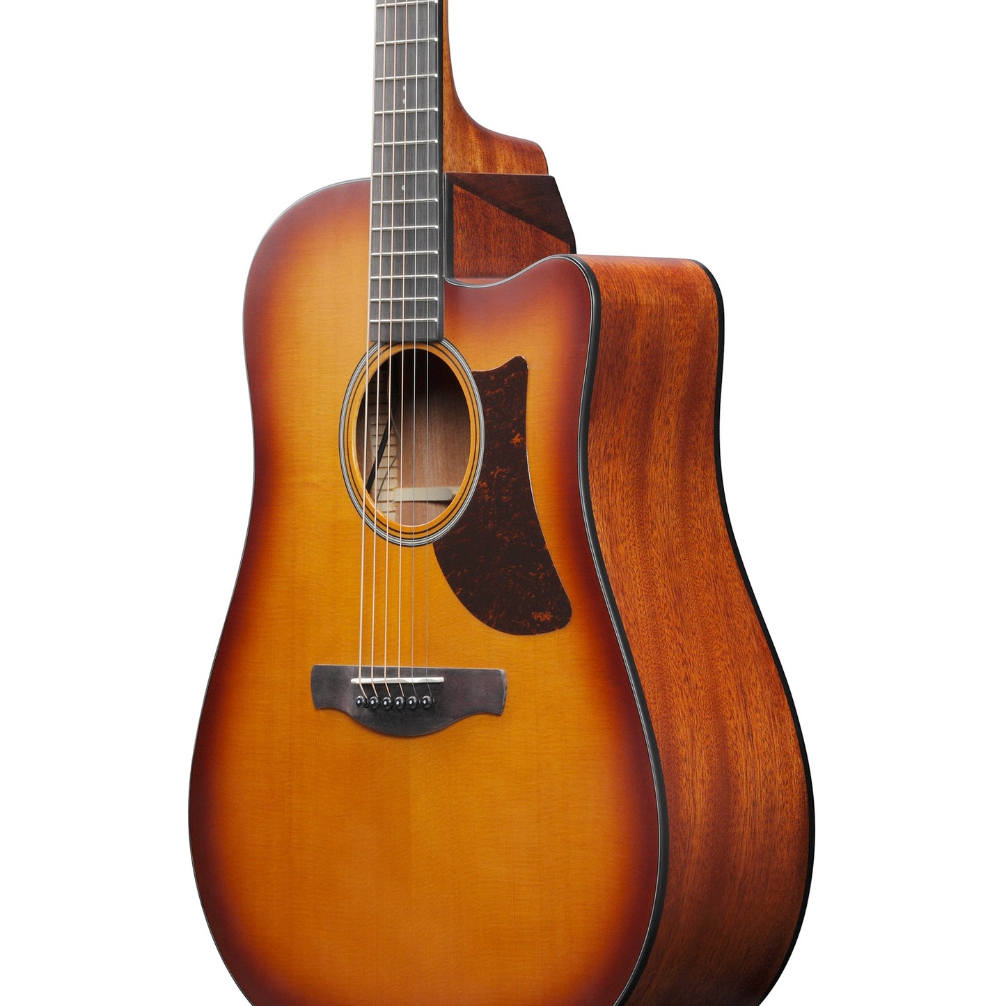 Ibanez AAD50CE-LBS Acoustic Electric Guitar | Light Brown Sunburst Low Gloss