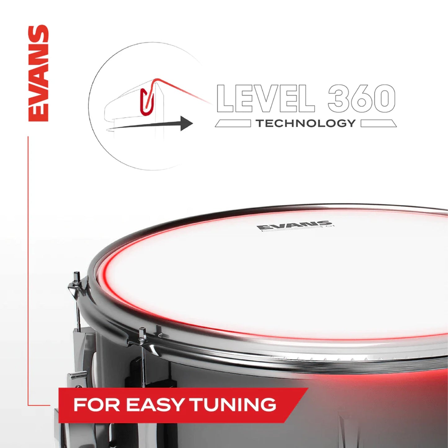 Evans TT16G2 G2 Clear 16" Tom Batter Head