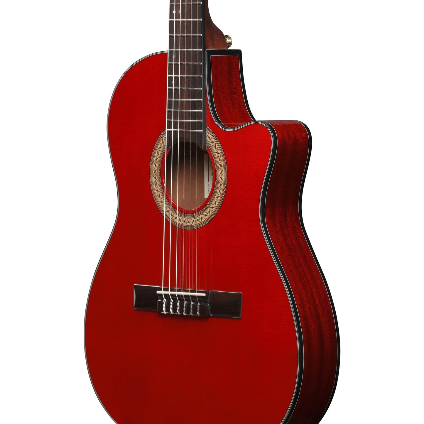 Ibanez GA35TCE-SRR Classical Acoustic Electric Guitar | Sapphire Red High Gloss