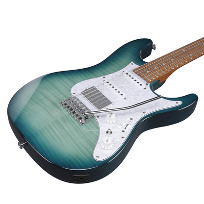 Ibanez AZ22S1F-TXB Electric Guitar | Transparent Turquoise Burst