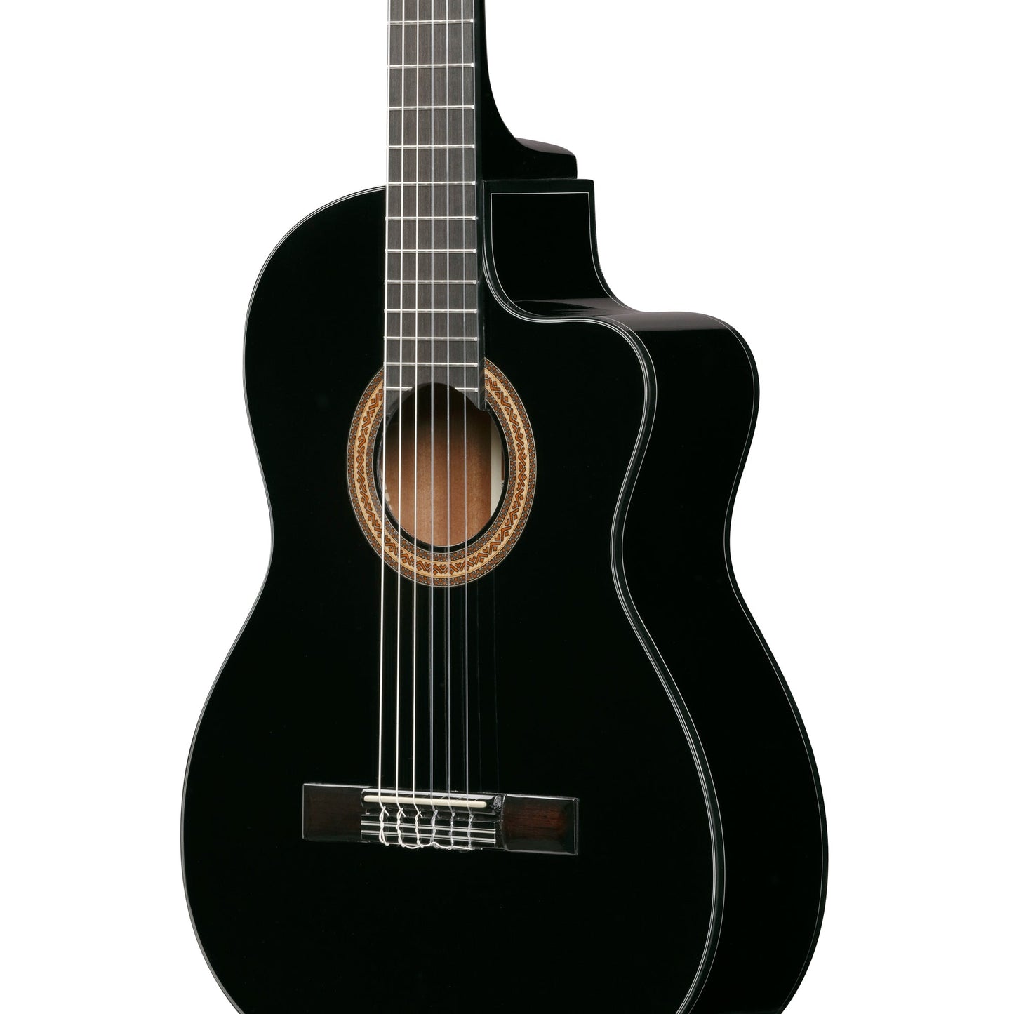 Ibanez GA11CE-BK Classical Electric Guitar | Black High Gloss