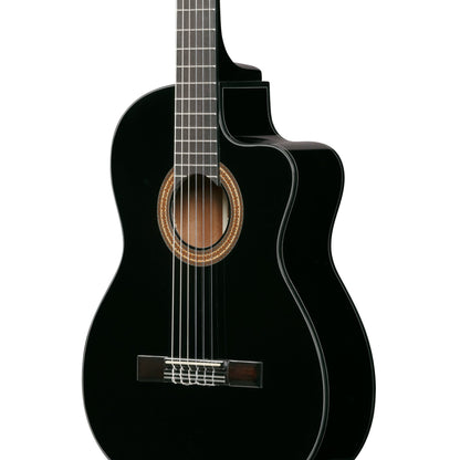 Ibanez GA11CE-BK Classical Electric Guitar | Black High Gloss