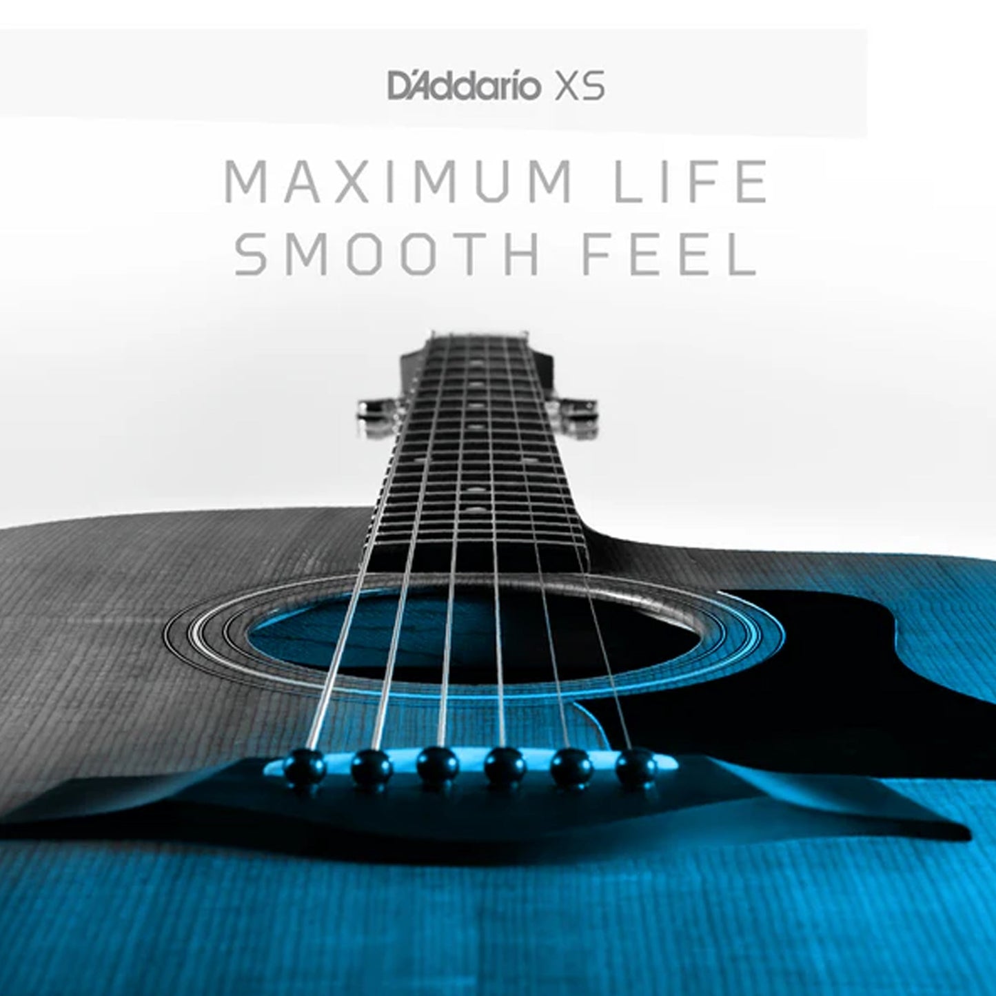 D'Addario XSAPB1047 XS Phosphor Bronze Coated Acoustic Strings 10-47