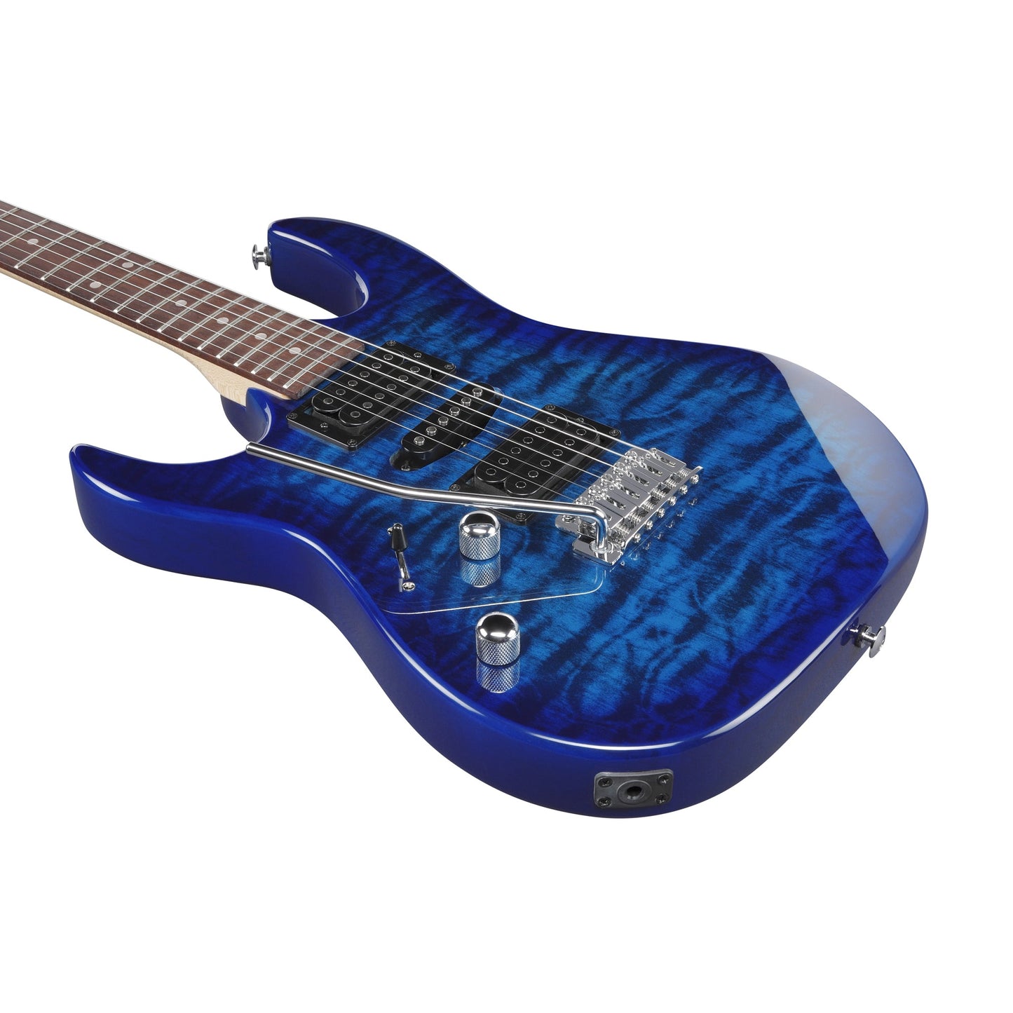 Ibanez GRX70QAL-TBB Left Handed Electric Guitar | Transparent Blue Burst