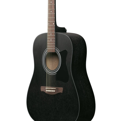 Ibanez V54NJP-WK - Dreadnought Acoustic Guitar | Weathered Black Open Pore