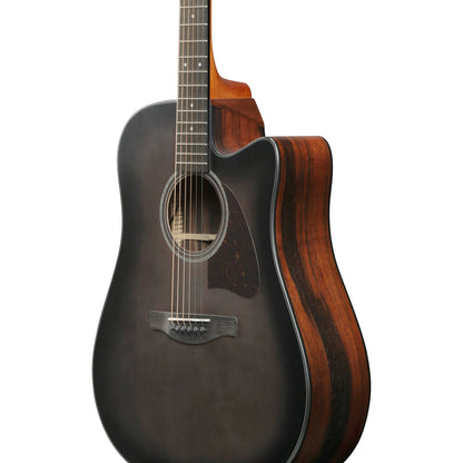 Ibanez AAD70CE-TBN - Acoustic Electric Guitar | Transparent Charcoal Burst