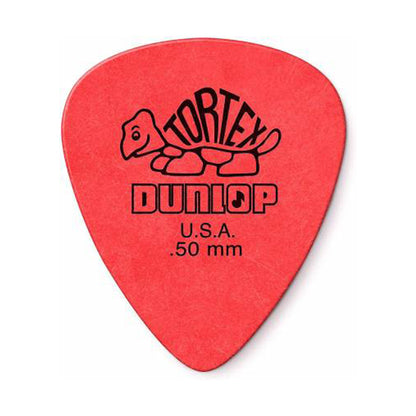 Dunlop 418P.50 Tortex Guitar Picks .50mm | Red
