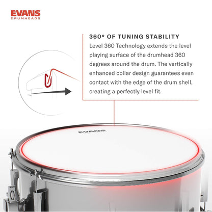 Evans BD22EMADHW EMAD Heavyweight 22" Clear Bass Drumhead