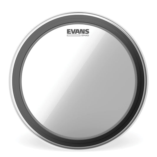 Evans BD22EMAD EMAD 22" Clear Bass Drumhead | Level 360