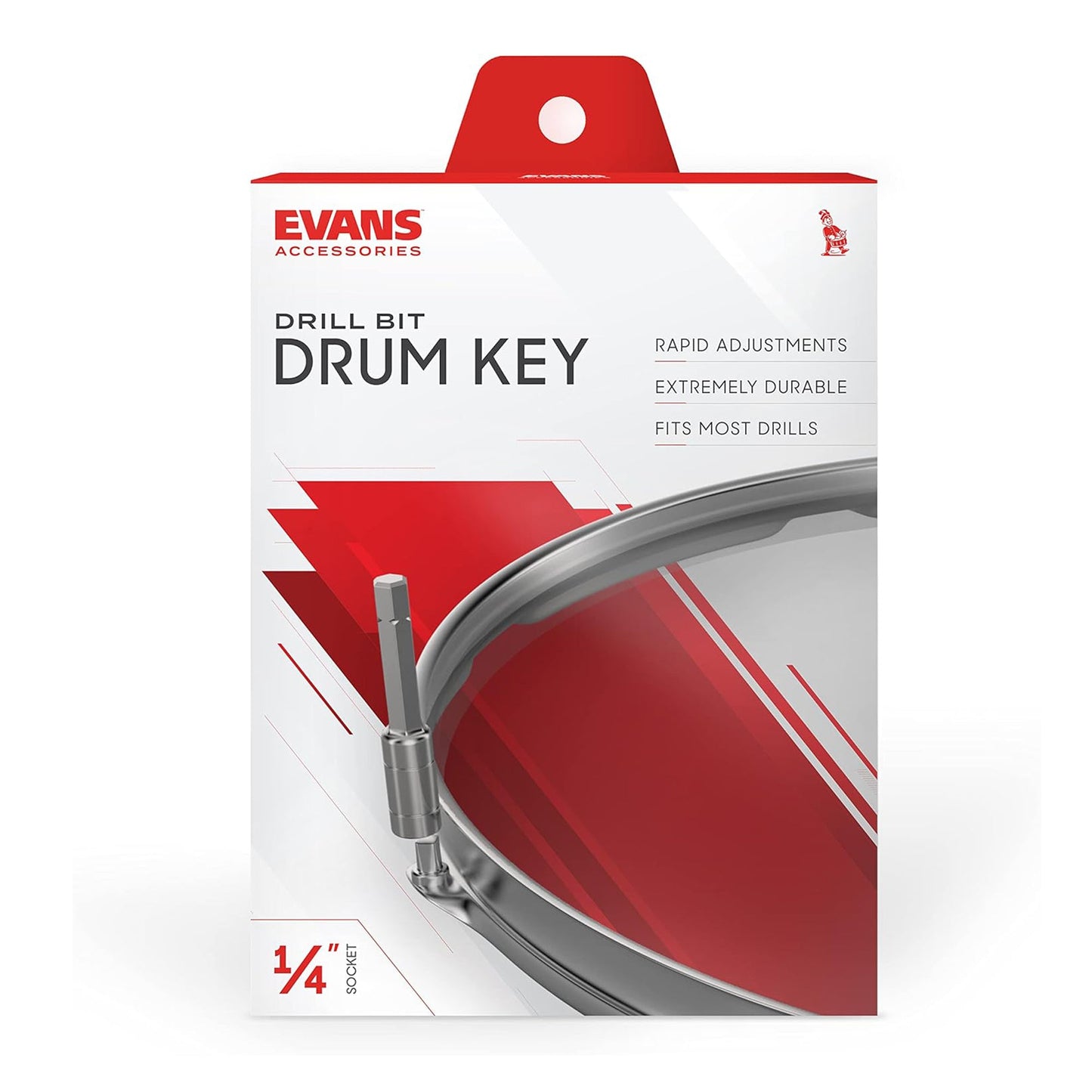 Evans DABK Drill Bit Drum Key | 1/4" Hex
