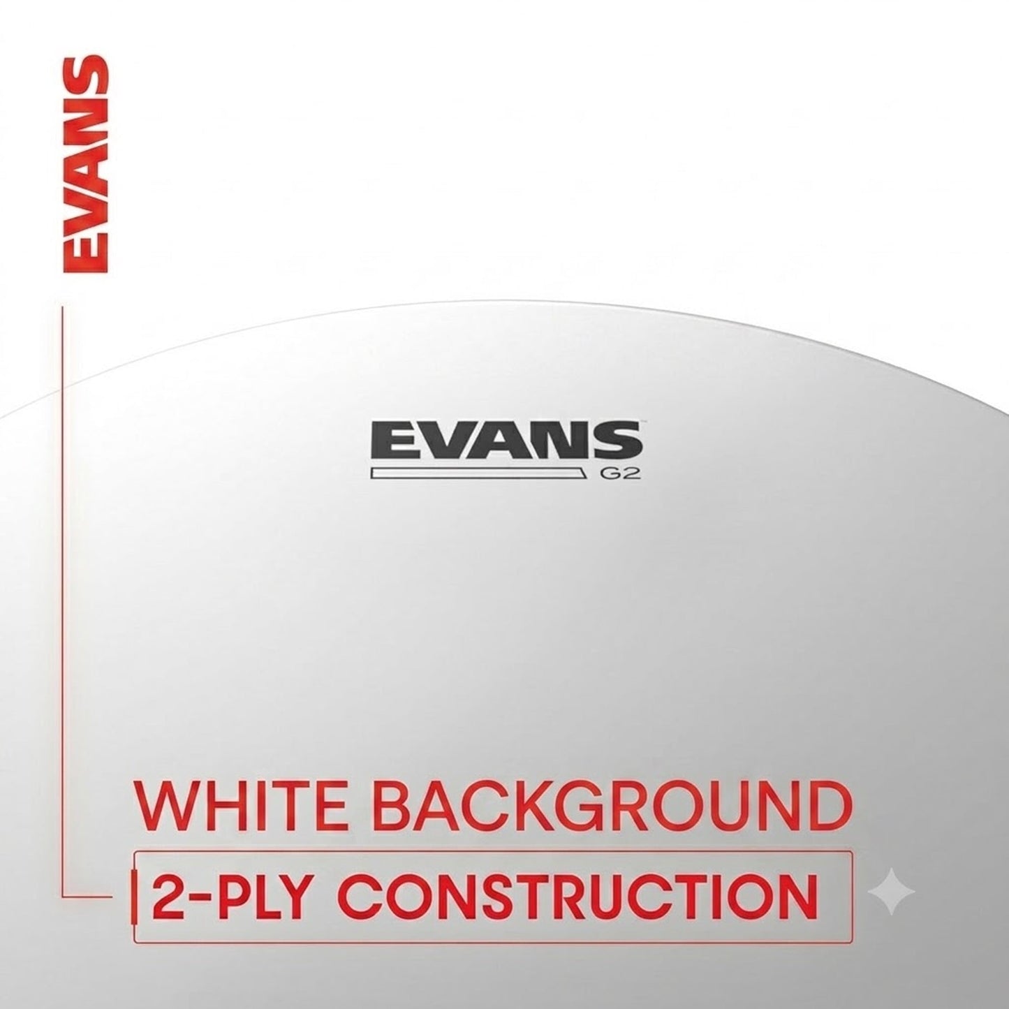 Evans B08G2 Gen G2 8" Coated Tom Drumhead | Batter