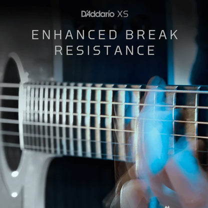 D'Addario XSAPB1047 XS Phosphor Bronze Coated Acoustic Strings 10-47
