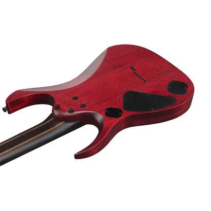 Ibanez RGD721FA-WUF 7-String Electric Guitar | Stained Wine Red Burst Flat