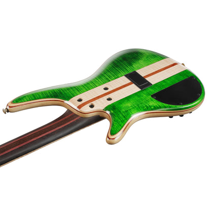 Ibanez SR5FMDX-EGL 5-String Bass Guitar | Emerald Green Low Gloss
