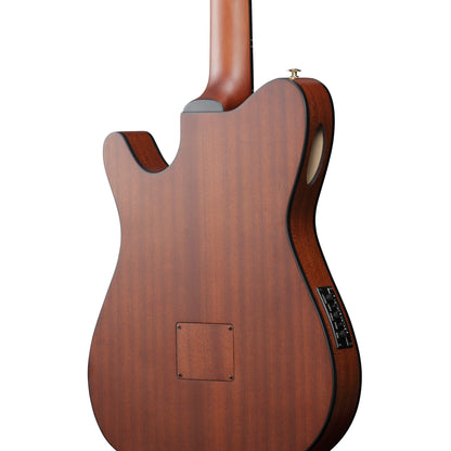 Ibanez FRH10N-RGF Nylon Acoustic Electric Guitar | Rose Gold Metallic Flat