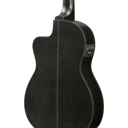 Ibanez GA5MHTCE-WK - Classical Acoustic Electric Guitar | Weathered Black Open Pore