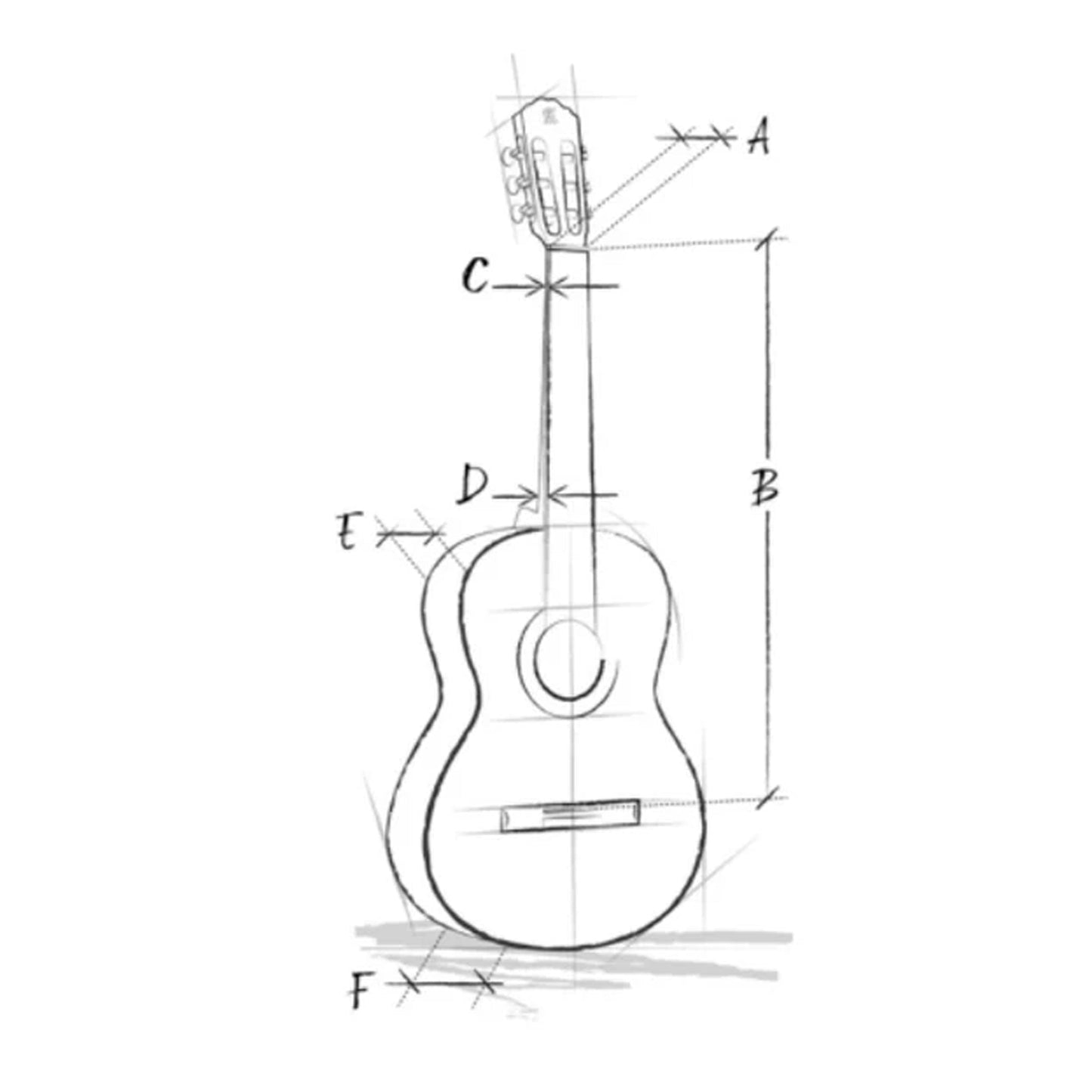 Alhambra 8201 – Flamenco Guitar | Open Pore Finish