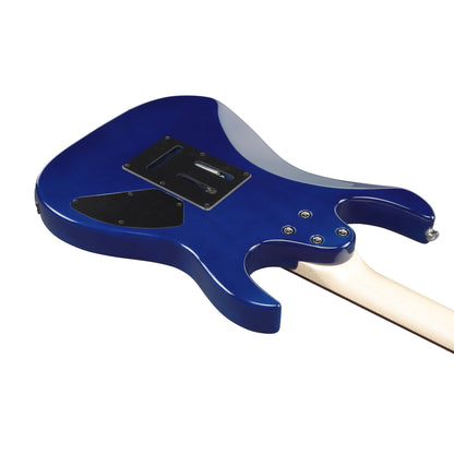Ibanez GRX70QAL-TBB Left Handed Electric Guitar | Transparent Blue Burst