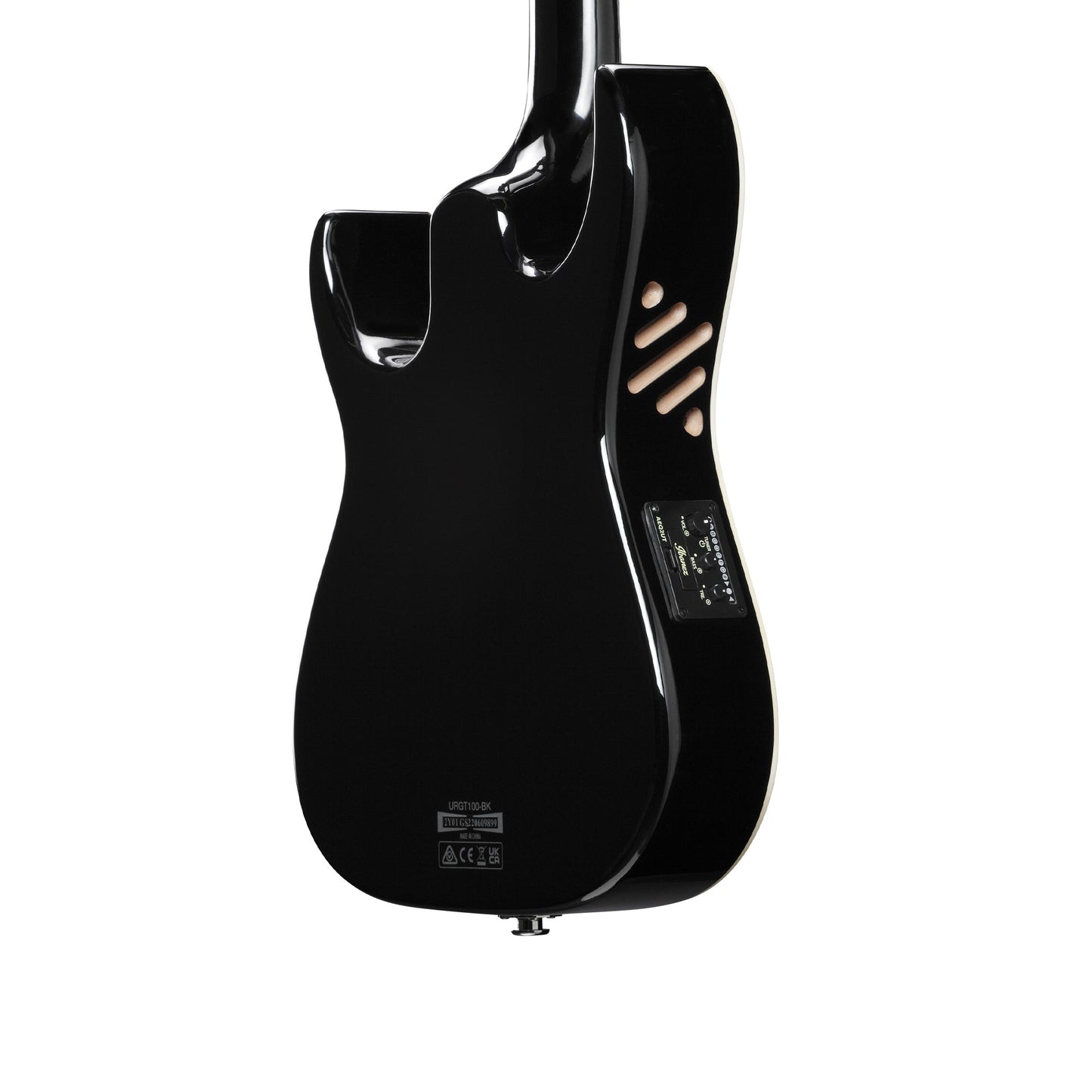 Ibanez URGT100-BK – Tenor Ukulele | Black High Gloss