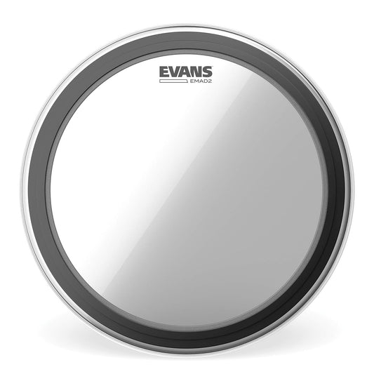 Evans BD22EMAD2 EMAD2 22" Clear Bass Drumhead | Level 360