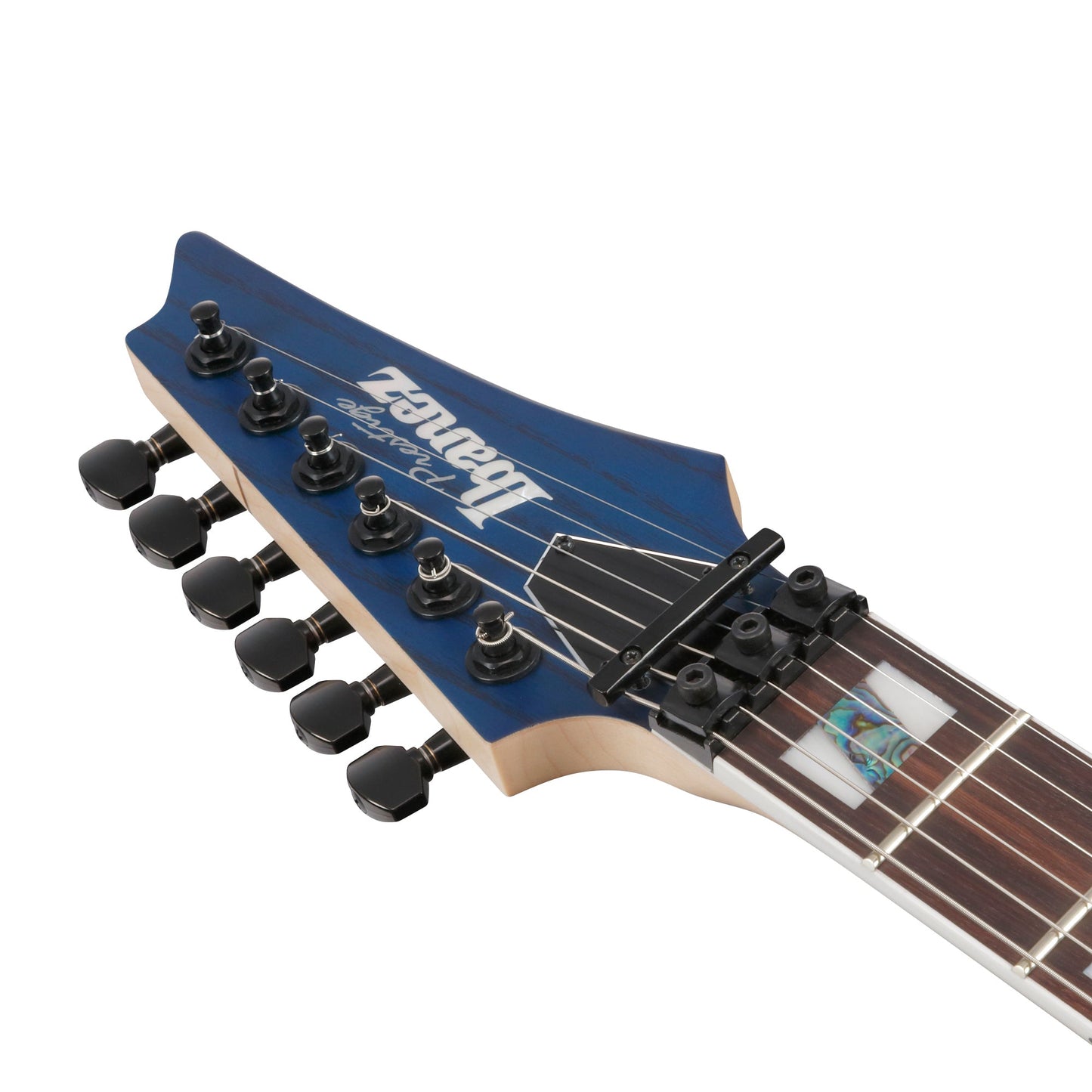 Ibanez RG653DX-TDF Electric Guitar | Transparent Deep Blue Flat