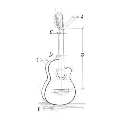 Alhambra 8701 V – Crossover Electro Classical Guitar | Gloss