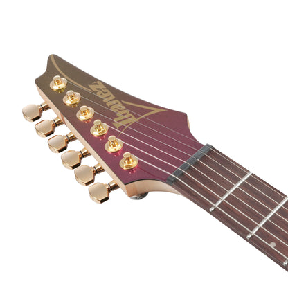 Ibanez SML721-RGC Multi-Scale Electric Guitar | Rose Gold Chameleon