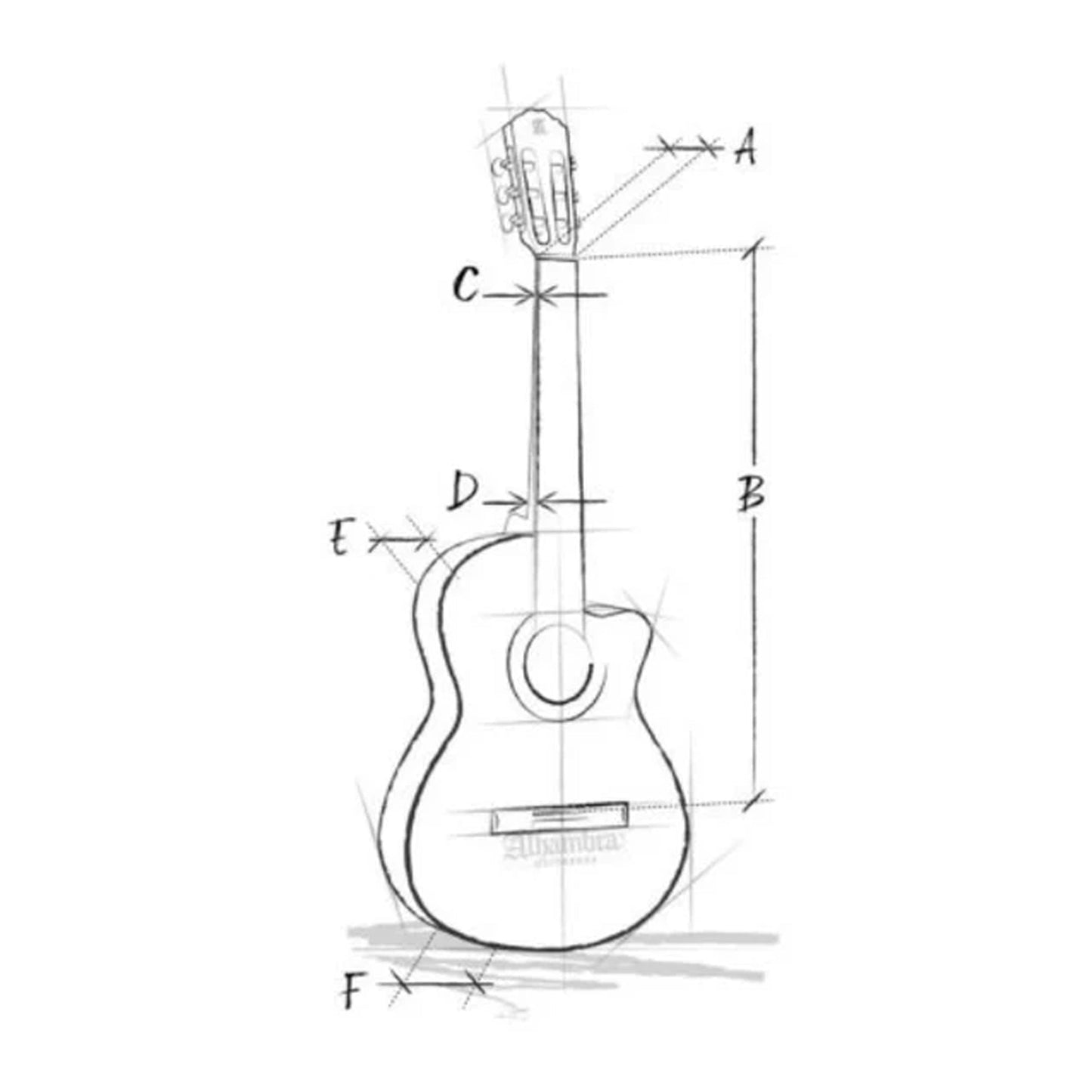 Alhambra 8776 V – Crossover Electro Classical Guitar | Gloss